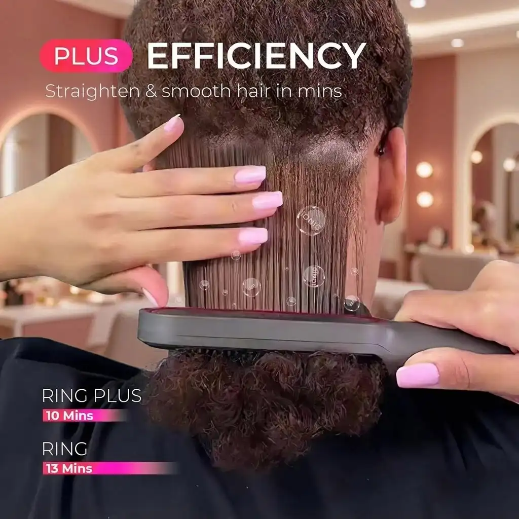 hair straightener comb straightening brush