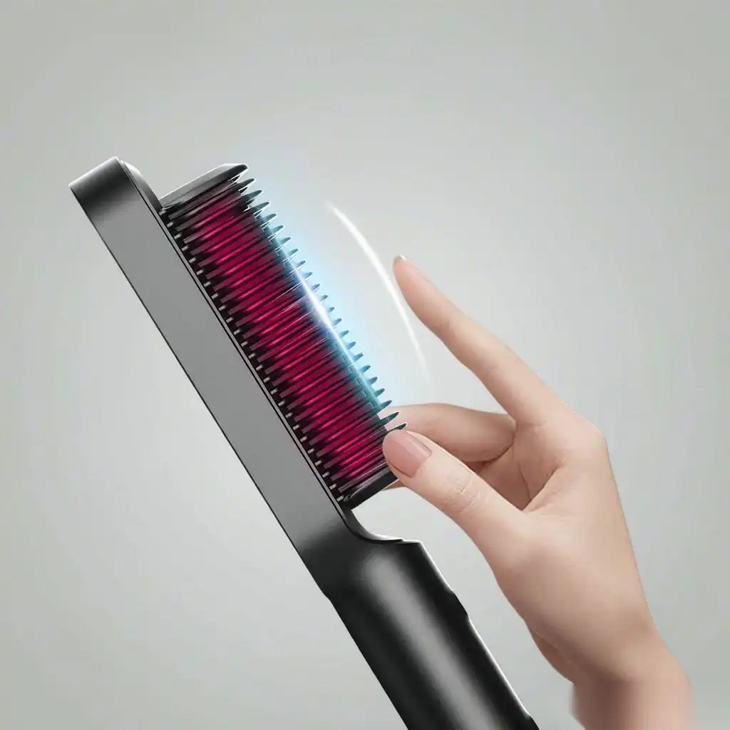 hair straightener brush hair straightener brush