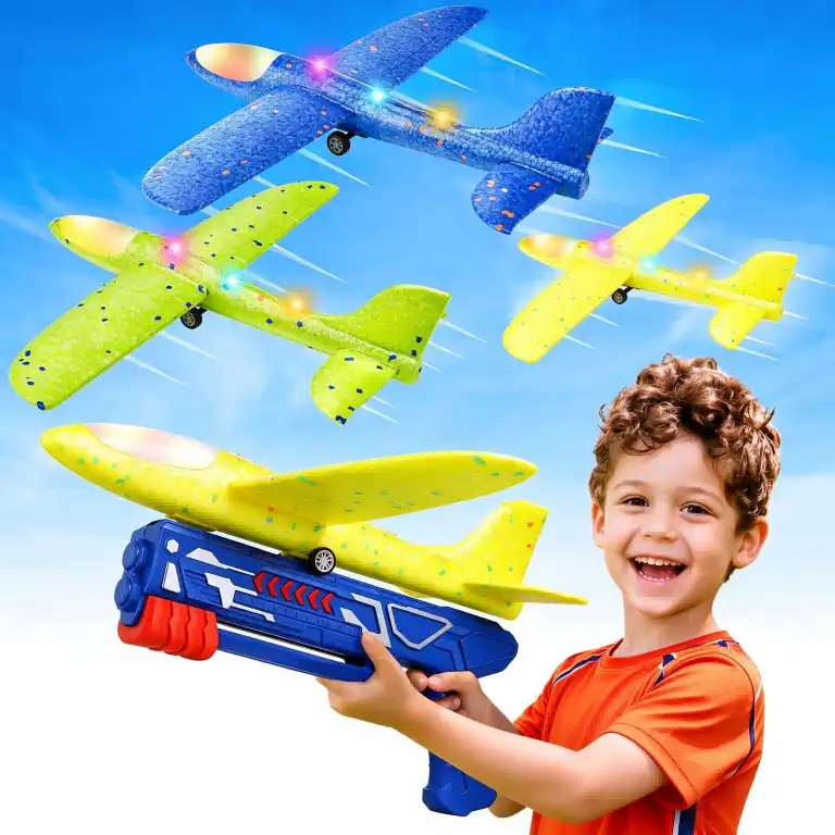 What age group are airplane launcher toys best for?